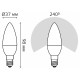 Набор ламп светодиодных Gauss LED Elementary E14 7Вт 3000K 33117T