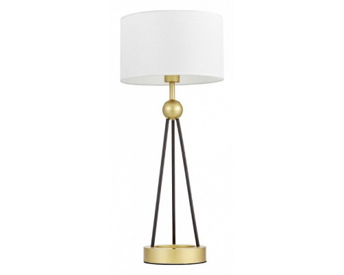 Настольная лампа декоративная LUMINA DECO Belforte LDT 5527 GD+WT