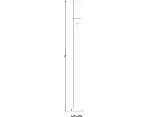 Наземный высокий светильник Deko-Light Nova II 730032