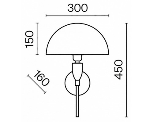 Бра Maytoni Prima Z034WL-01BS