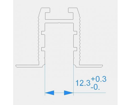 Профиль накладной Deko-Light ET-03-10 975471