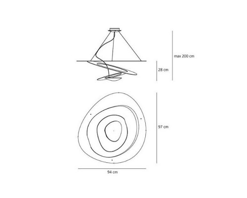 Подвесной светильник Artemide  1239010A