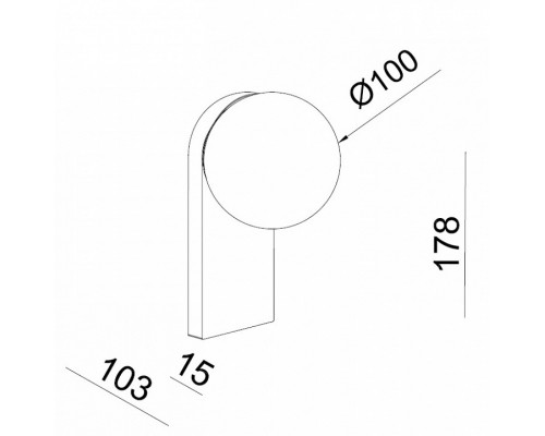 Бра Italline DE DE-317 bronze