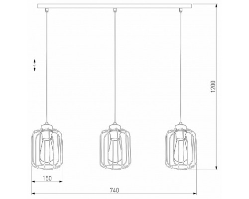 Подвесной светильник TK Lighting Galaxy New a062967