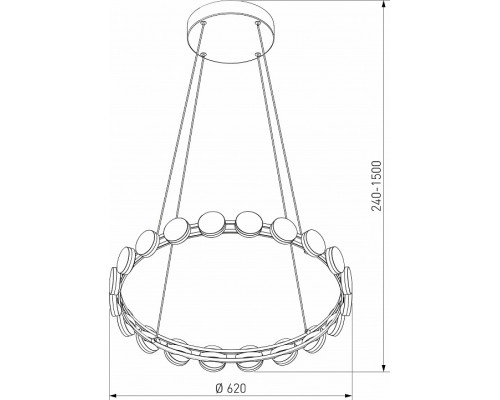 Подвесная люстра Eurosvet Tapioca a068074