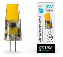 Лампа светодиодная Gauss Elementary G4 3Вт 4100K 18723
