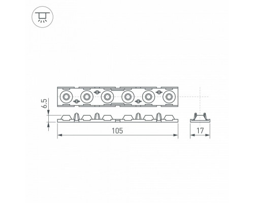 Рассеиватель Arlight SL-LINE 041793