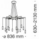 Подвесная люстра Maytoni Davida MOD035PL-12W