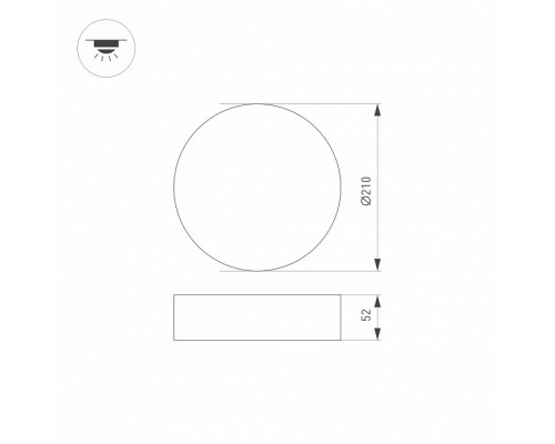 Накладной светильник Arlight RONDO 022239(2)