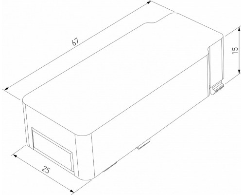 Токопровод концевой Elektrostandard Flat Magnetic a063736