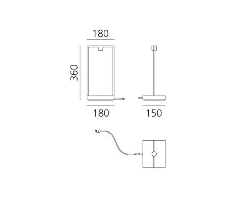 Настольная лампа декоративная Artemide Curiosity 0175010A