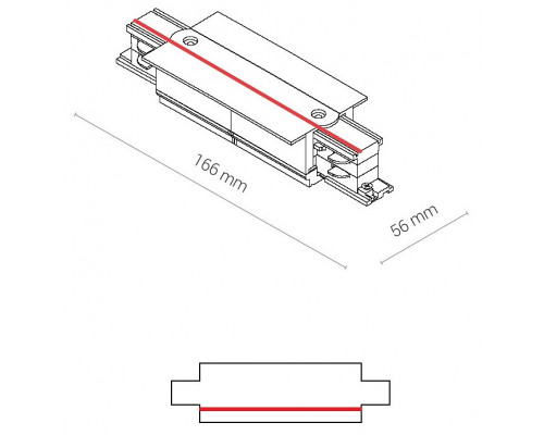 Соединитель линейный для треков Nowodvorski Ctls Power 8685