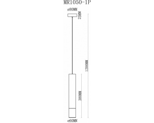 Подвесной светильник MyFar Klara MR1050-1P