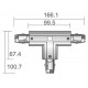 Соединитель T-образный для треков Deko-Light D Line 710030