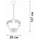 Подвесная люстра Vitaluce V5883 V5883-1/1S