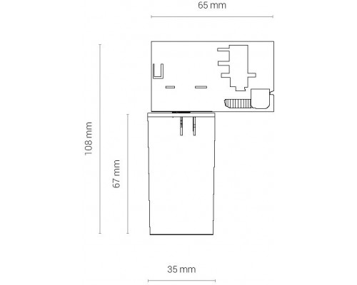 Переходник для трека Nowodvorski Ctls Adapter 8281