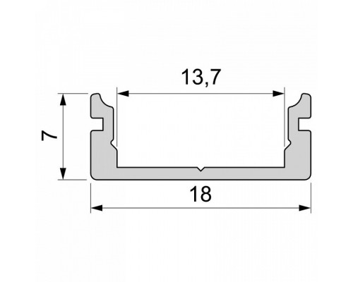 Профиль накладной Deko-Light AU-01-12 970041