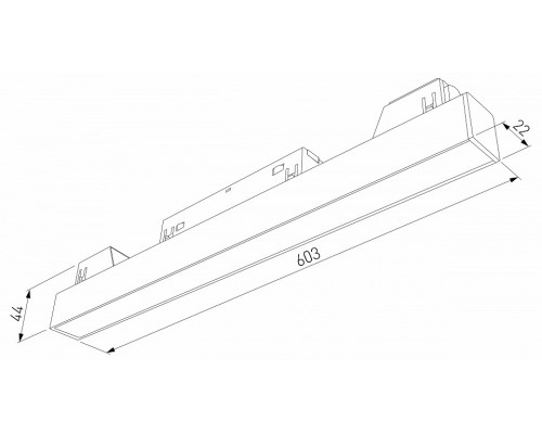 Встраиваемый светильник Elektrostandard Slim Magnetic a067374