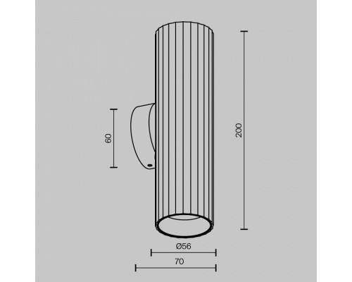 Бра Maytoni Calipso C106WL-02-GU10-B