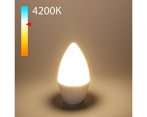 Лампа светодиодная Elektrostandard Свеча E14 8Вт 4200K a048727