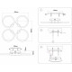 Потолочная люстра Ambrella Light FA FA3808