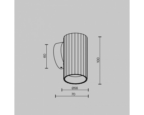 Бра Maytoni Calipso C106WL-01-GU10-B