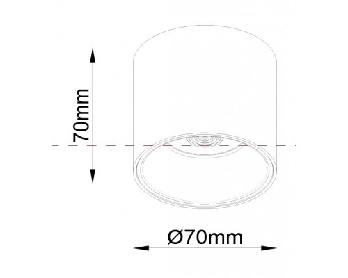 Накладной светильник Maytoni Alfa LED C064CL-L12W4K