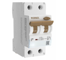 Дифференциальный автоматический выключатель 1P Werkel Дифференциальные автоматы W922P256