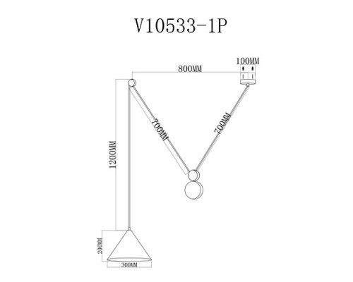 Подвесной светильник Moderli Plano V10533-1P