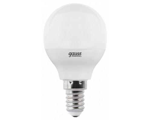 Лампа светодиодная Gauss LED Elementary Globe E14 10Вт 3000K 53110