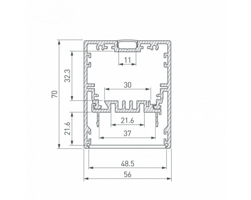 Профиль универсальный Arlight KLUS-POWER 030303