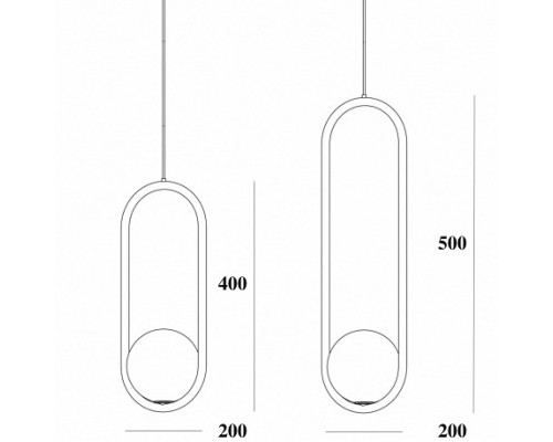 Подвесной светильник Imperiumloft Matthew Mccormick Hoop Silver Mila Pendant HOOP-B01