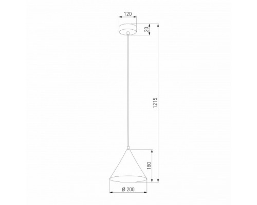 Подвесной светильник Elektrostandard Bevel a068472