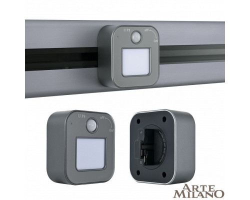 Накладной светильник Arte Milano Am-track-sockets 380022TLS/LWS Grey