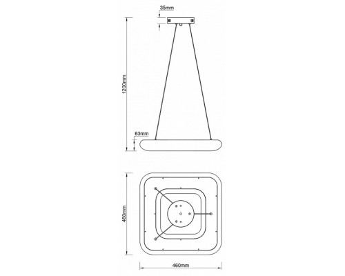 Подвесной светильник Escada Soft 10259/1LED