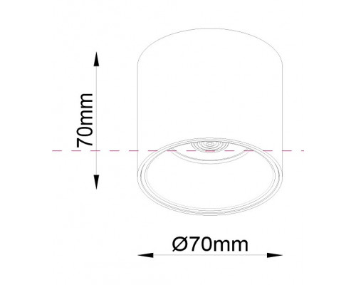 Накладной светильник Maytoni Alfa LED C064CL-L12W3K