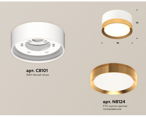 Накладной светильник Ambrella Light XS XS8101005