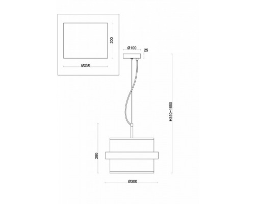 Подвесной светильник Freya Bride FR5367PL-01BS