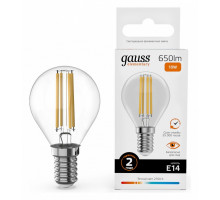 Лампа светодиодная Gauss Filament Elementary E14 10Вт 2700K 52110