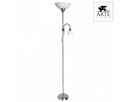 Торшер с подсветкой Arte Lamp Duetto A9569PN-2SS