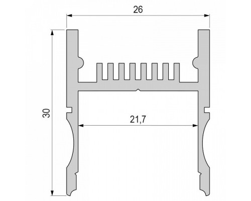 Профиль накладной Deko-Light AH-01-20 970261