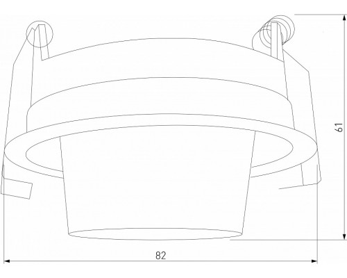 Встраиваемый светильник Elektrostandard Conner a063992