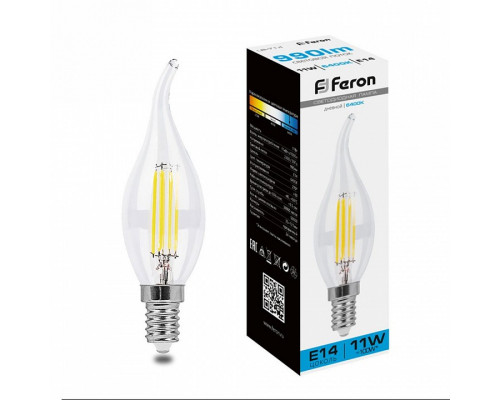 Лампа светодиодная Feron LB-714 E14 11Вт 6400K 38237