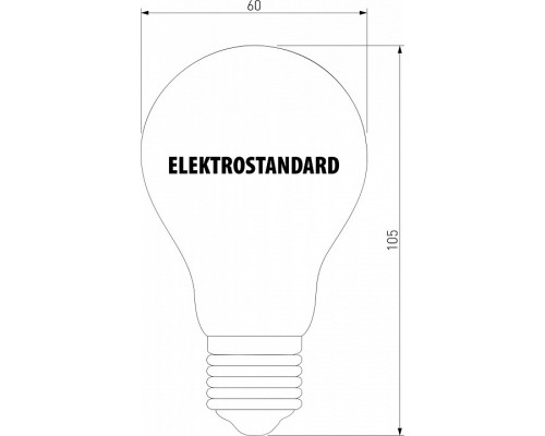 Лампа светодиодная Elektrostandard Classic F E27 8Вт 3300K a048278