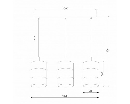 Подвесной светильник TK Lighting Bogart 3215 Bogart Black