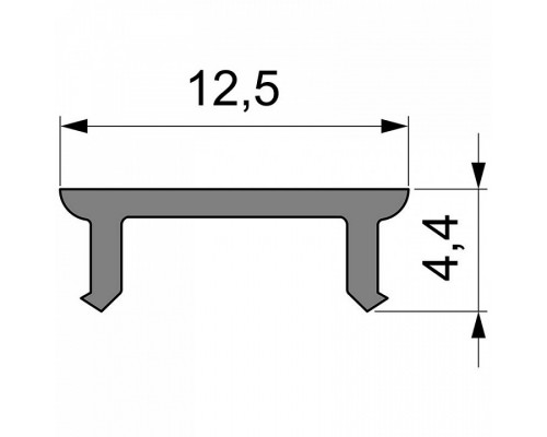 Профиль накладной Deko-Light P-01-08 983007