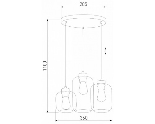 Подвесной светильник TK Lighting Marco 3325 Marco Green