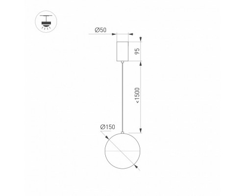 Подвесной светильник Arlight EMISFERO 035949