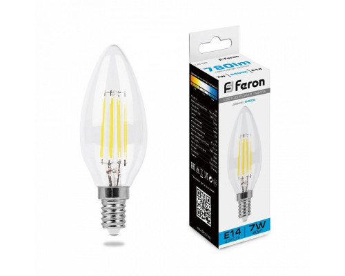 Лампа светодиодная Feron LB-66 E14 7Вт 6400K 38227