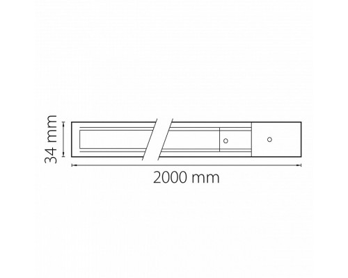 Трек накладной Lightstar Barra 502028